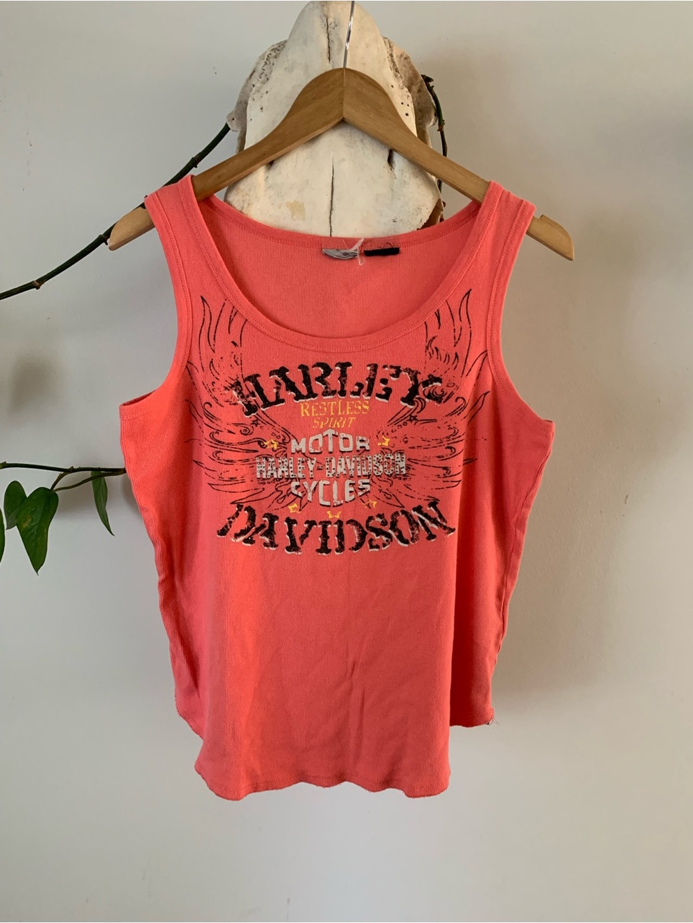 Harley-Davidson Women's Coral Graphic Tank Top